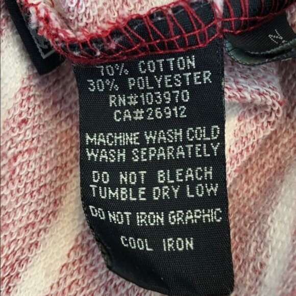 OBEY Red White Stripe Pullover - S - Picture 8 of 9